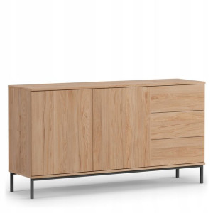 Komoda z szufladami QUARTE LOFT Dąb Hickory