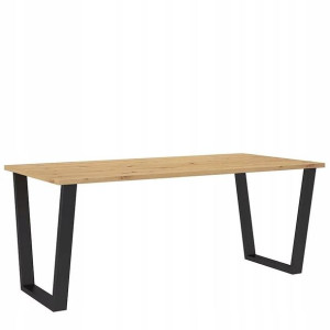 Duży stół do jadalni KARO 185x90 dąb artisan