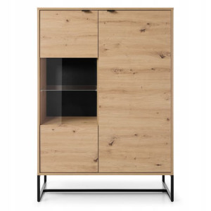 Witryna loft industrialna ENBER Dąb Artisan