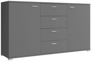 Komoda do garderoby 150 cm grafit SAND