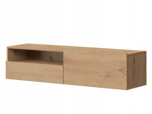 Wiszący stolik RTV szuflada artisan 120 cm JAY