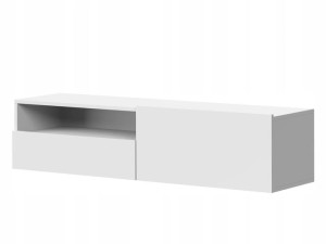 Szafka pod telewizor wisząca biała 120 cm JAY