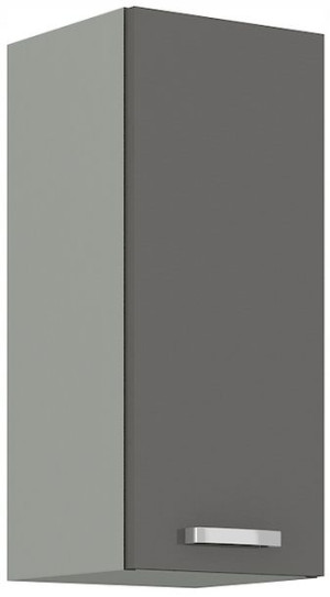 Szafka kuchenna wisząca półki 30 cm Silver połysk