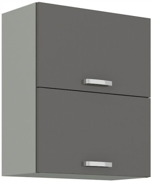 Szafka kuchenna wisząca półki 60 cm Silver połysk
