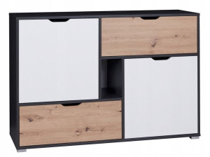 komoda EVO grafit dąb artisan