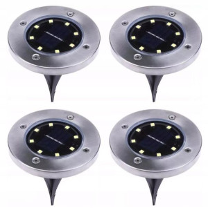 4x Lampa SOLARNA Ogrodowa LED Wbijana Najazdowa