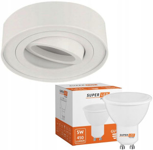 Oprawa podtynkowa halogenowa Tuba LED + GU10 5W