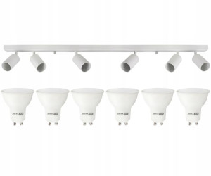 Lampa sufitowa szyna spot oprawa + 6x LED GU10