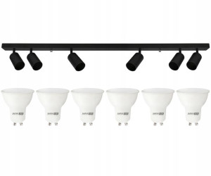 Lampa sufitowa szyna spot oprawa + 6x LED GU10