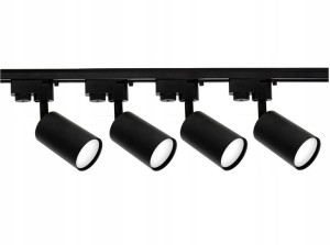 Zestaw Szynoprzewód Szyna 2m + 4x Lampy GU10 LED