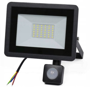 Halogen Naświetlacz LED 30W z czujnik ruchu PREM.