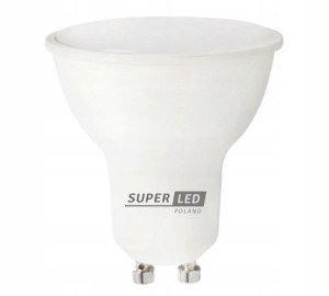 Żarówka LED GU10 8W 650lm = 60W SuperLED Neutralna