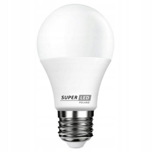 Żarówka LED E27 SMD 800lm 10w=80w Ciepła SUPERLED