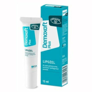 Demoxoft Plus, lipożel do specjalist. ochrony i pielęgnacji powiek 15 ml