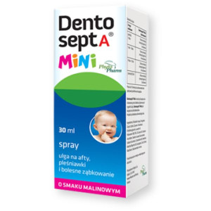 Dentosept A Mini, spray, ulga na afty, pleśniawki i bolesne ząbkowanie 30ml