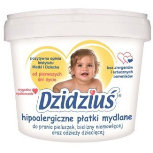 Dzidziuś, hipoalerg płatki mydlane do prania, od pierwszych dni życia 400g