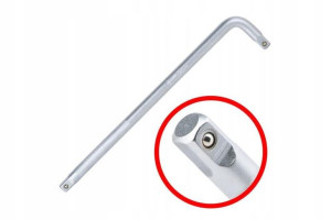 Pokrętło Fajkowe Do Nasadek 1/2 Typu L 510mm Crv