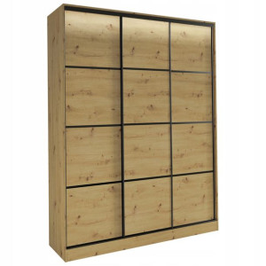 Szafa przesuwna 150 cm LOFT artisan szuflady