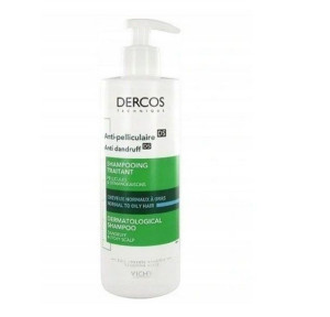 VICHY DERCOS Szampon p. łupieżowy wł. tłuste 390ml
