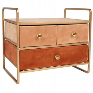 Szkatułka na biżuterię glamour pudełko organizer
