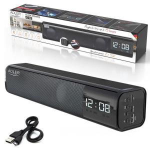 Głośnik Mobilny Bluetooth 5.0 Budzik Soundbar Ad1191