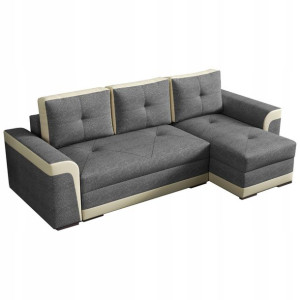 Sofa narożna do salonu kanapa pojemnik VULCAN