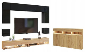 Meble pokojowe Meblościanka Komoda salon PREMIUM