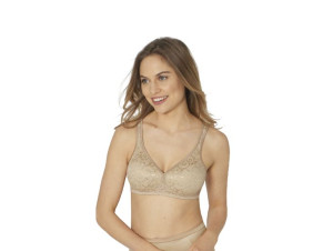 Biustonosz Triumph Elegant Cotton N 75d;beżowy