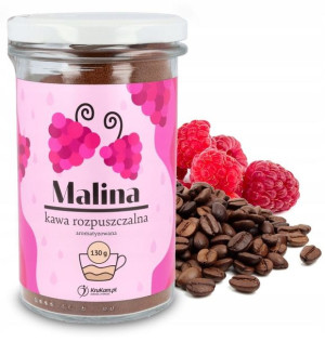 Krukam Kawa Rozpuszczalna Malinowa 130g
