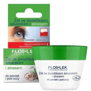 FlosLek Laboratorium Pielęgnacja Oczu żel ze świet. lekarskim i aloesem 10g