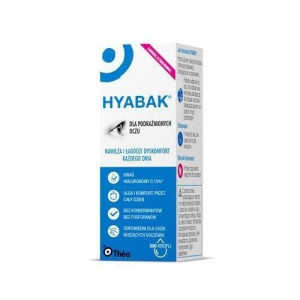 HYABAK, Krople do oczu o działaniu nawilż. i fotoprotekcyjnym 0,15%, 10 ml