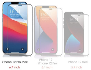 Szkło Hartowane Z Ramka Iphone 12 Pro Max