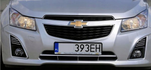 Chevrolet CRUZE - Listwy CHROM GRILL atrapa Tuning