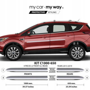 Ford Escape 13-19 - Listwy CHROM Drzwi Ochronne