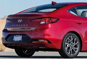 Hyundai ELANTRA VI FL - Listwa CHROM Klapa Tuning