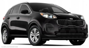 KIA SPORTAGE IV - Listwy CHROM GRILL atrapa Tuning