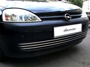OPEL CORSA C 00-03 - Listwy CHROM Chromowane GRILL
