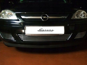 OPEL CORSA C 03-06 - Listwy CHROM Chromowane GRILL