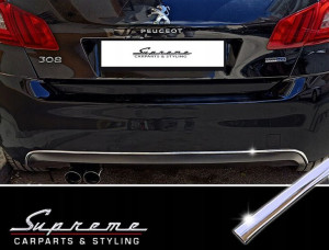 Peugeot 308 II 13-21 Listwa CHROM na Zderzak Tył