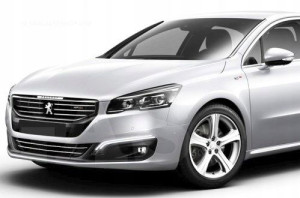 PEUGEOT 508 2015-2018 - Listwy CHROM GRILL atrapa