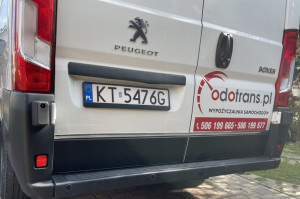 Peugeot BOXER - Listwy CHROM na Klapę Bagażnik
