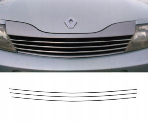 Renault LAGUNA II - Listwy CHROM Chromowane GRILL