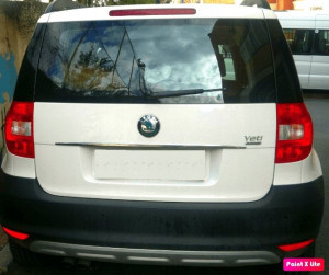 Skoda YETI - LISTWA CHROM na Klapę NAD Tablice