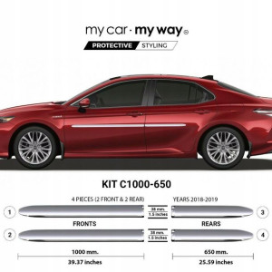 Toyota CAMRY - Listwy CHROM Boczne Drzwi Środek