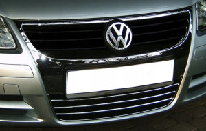 Volkswagen VW EOS - Listwy CHROM GRILL atrapa 3szt
