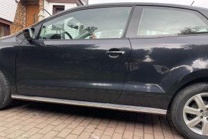 VW POLO V 5 - Listwy CHROM progowe boczne ochronne