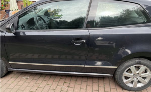 VW POLO V 5 Listwy CHROM drzwi boczne ochronne 3dr