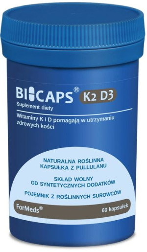 Witamina K2 D3 2000 - Suplement diety 60 kaps - ForMeds BiCaps
