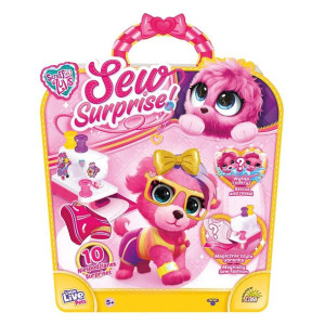 Little Live Pets 30172 Sew Surprise Zwierzaczek różowy + magiczna maszyna d