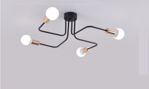 Nowoczesna lampa sufitowa/ Żyrandol Industrialny